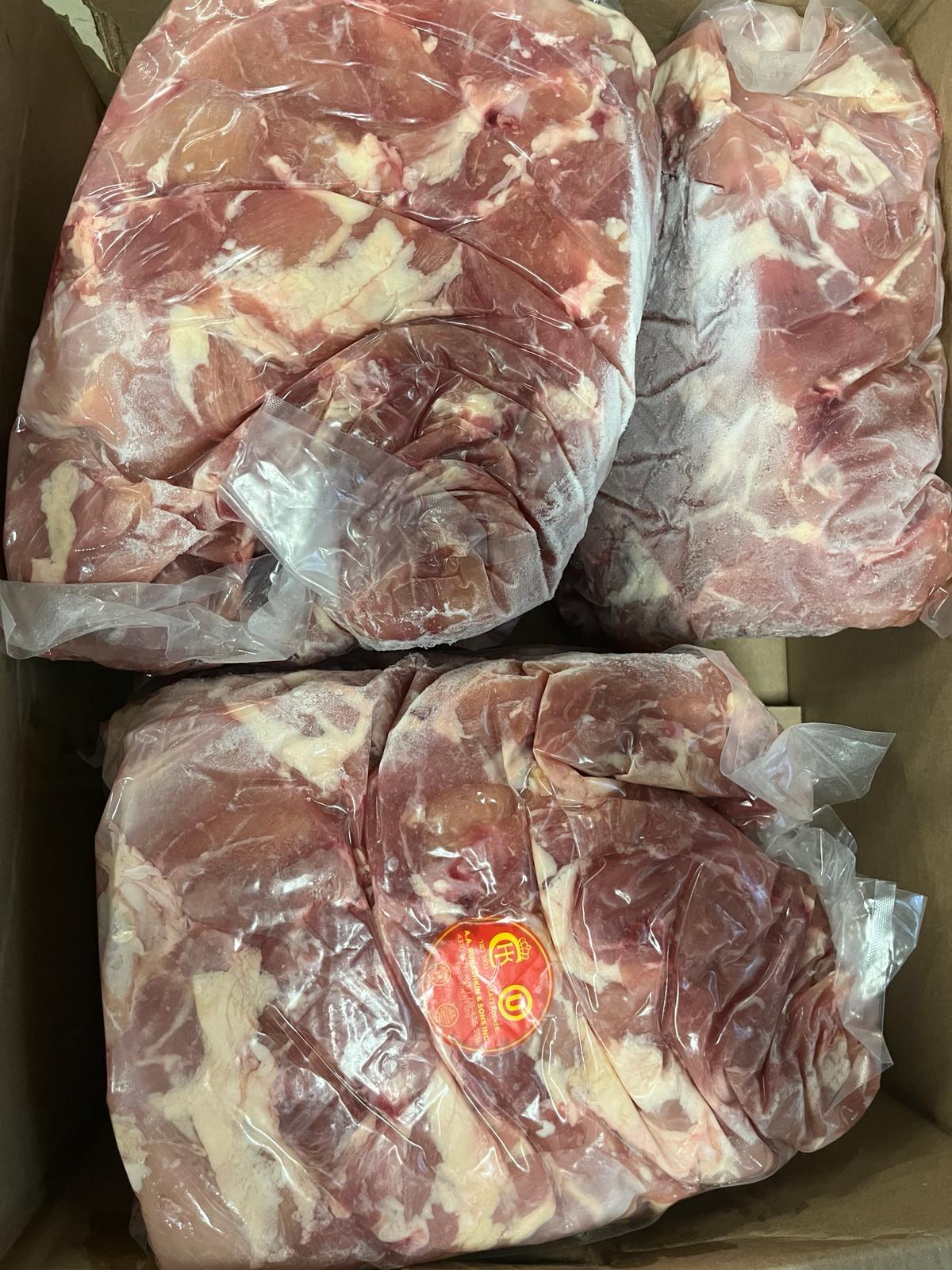 Boneless Skinless Chicken Thigh Meat (Wholesale Case)