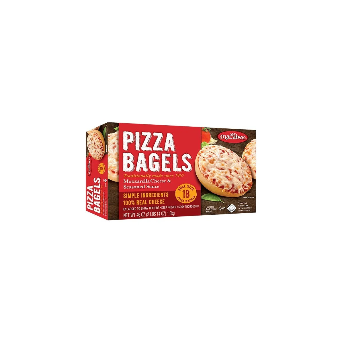 Macabee Pizza Bagels (Retail Case)
