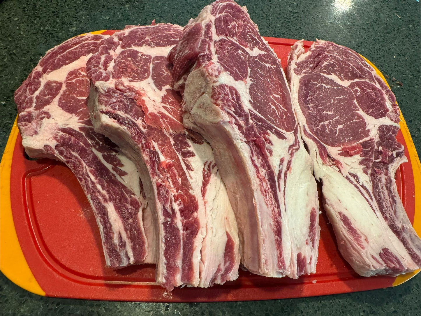 Ribeye Roast - Bone-In Vacuum Packed Steak