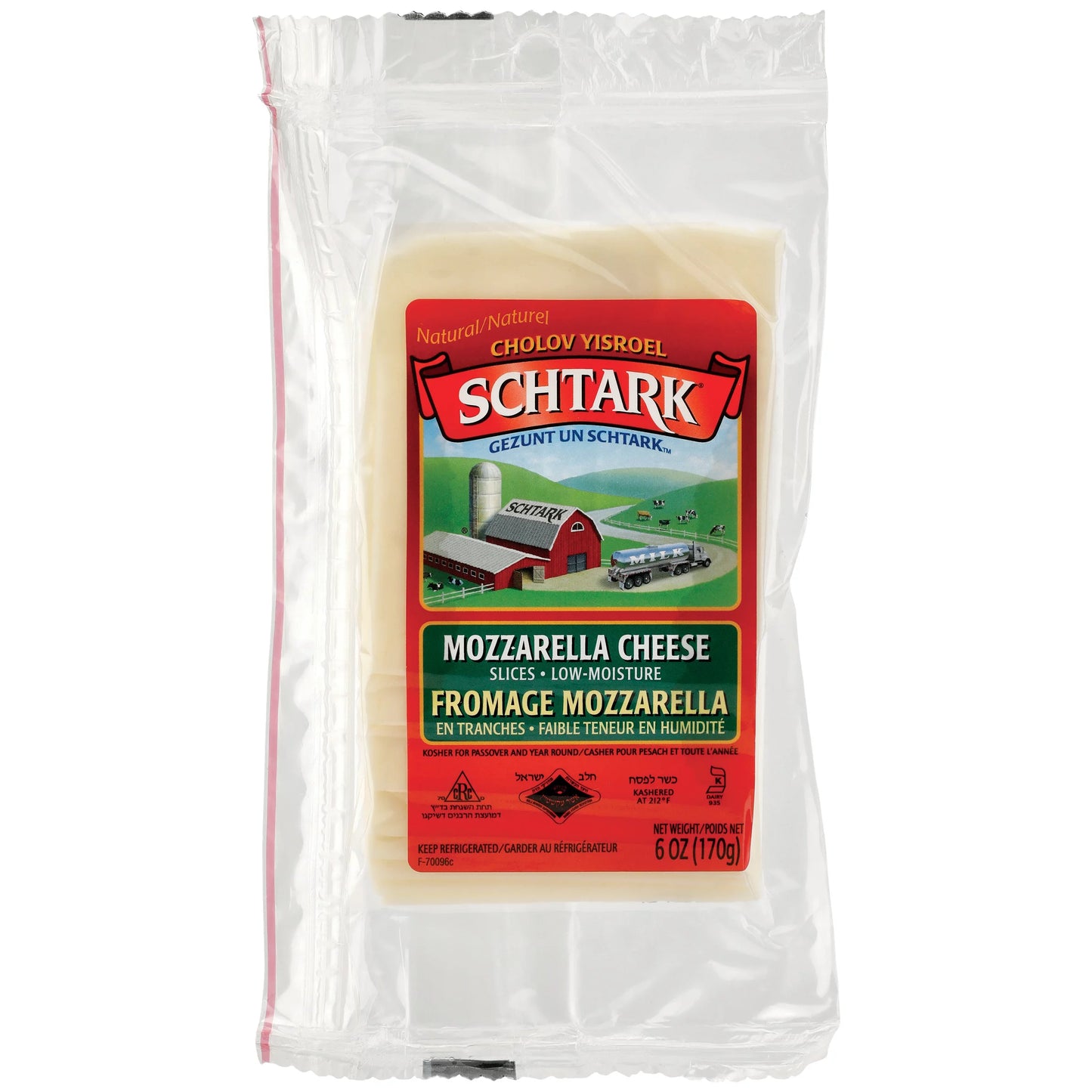 Sliced Cheese 6oz (Retail Case)