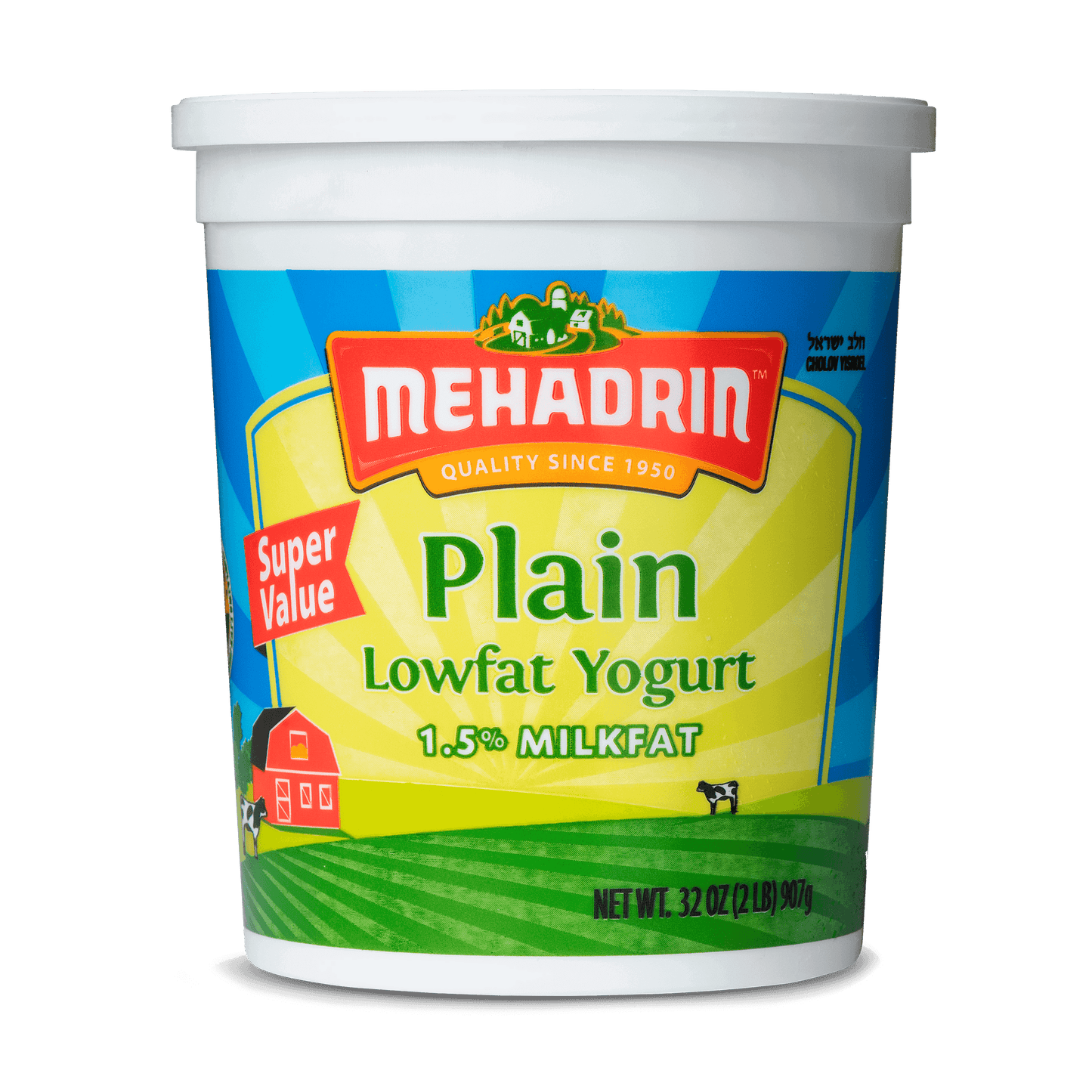 Mehadrin 32oz Yogurts (Retail Case)