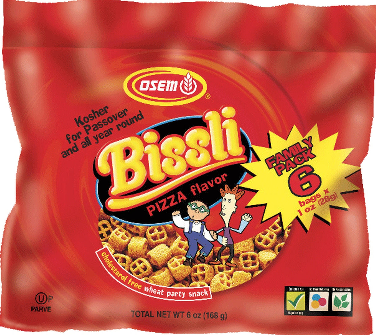 Osem Bissli Passover Gebrokts 6oz (Retail Case)