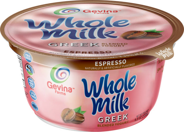 Gevina Greek 5.3oz Yogurts (Retail Case)