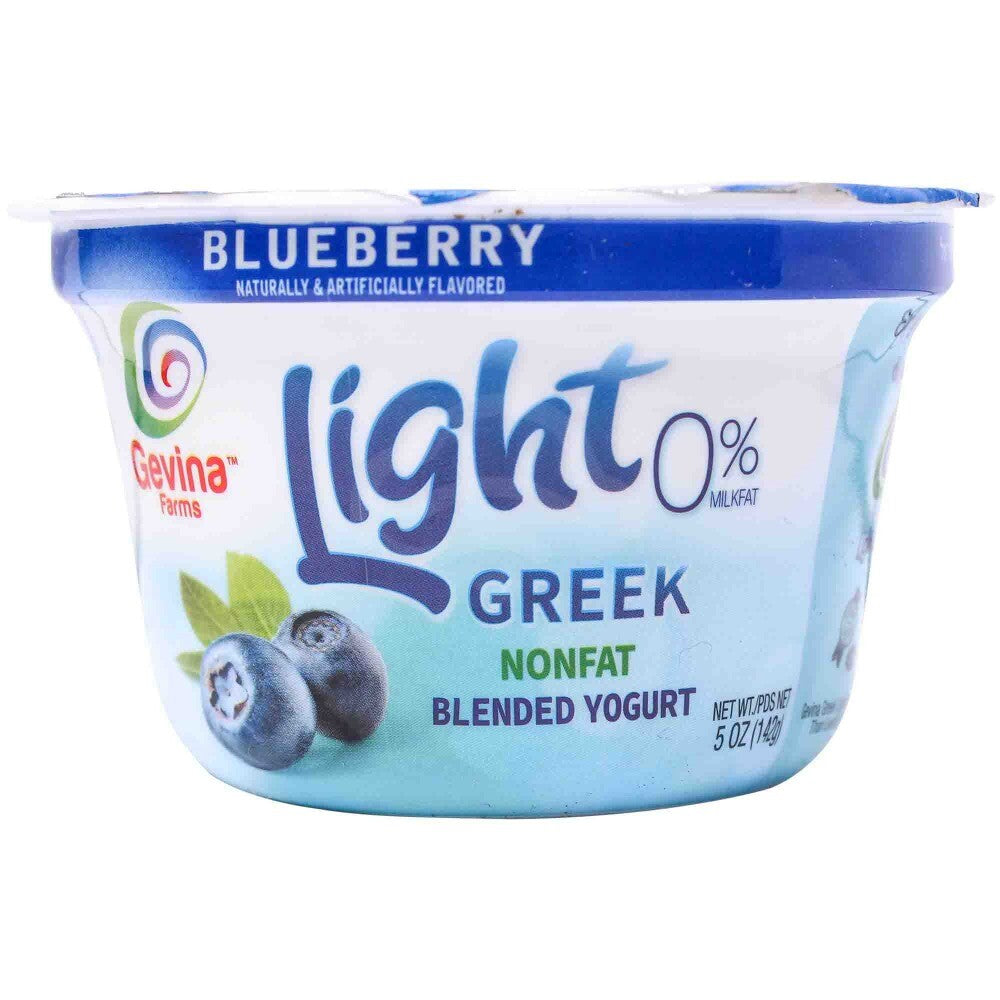 Gevina Greek Light 5oz Yogurts (Retail Case)