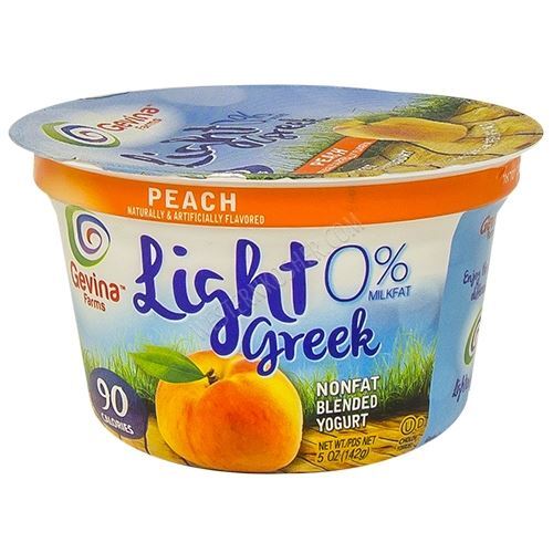 Gevina Greek Light 5oz Yogurts (Retail Case)