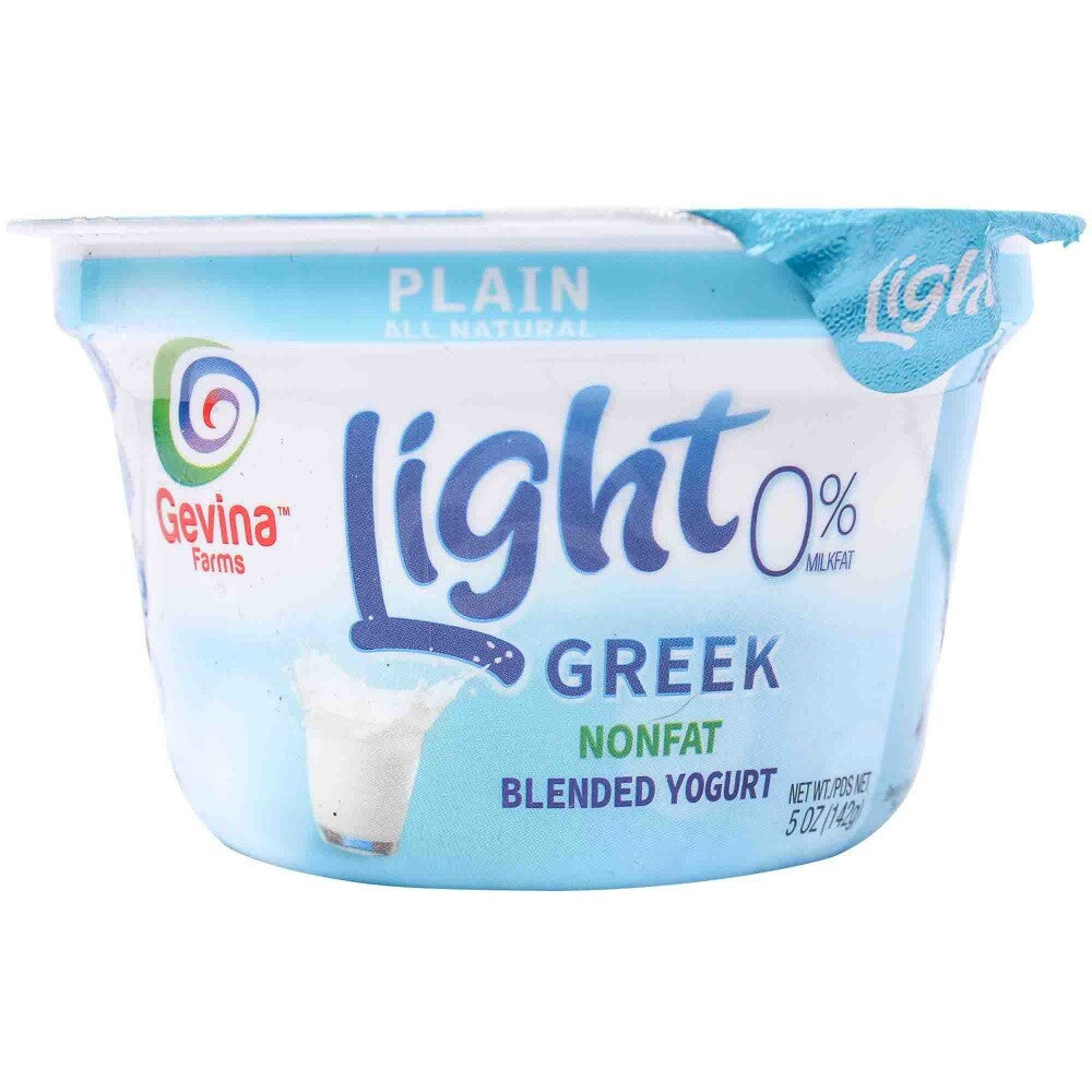 Gevina Greek Light 5oz Yogurts (Retail Case)