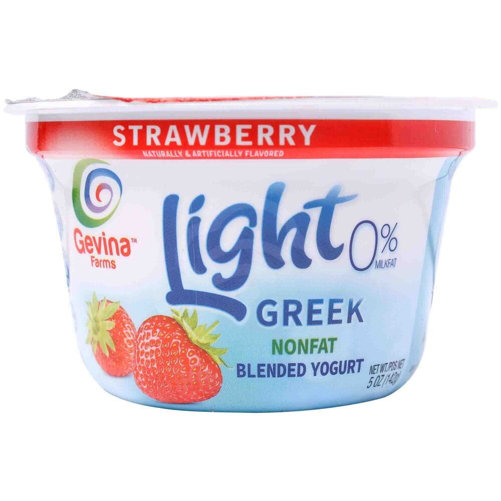 Gevina Greek Light 5oz Yogurts (Retail Case)