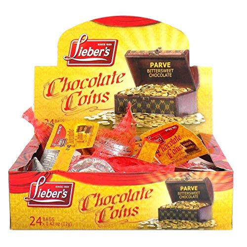 Lieber's Carmit Chocolate Coins 12g (Retail Case)