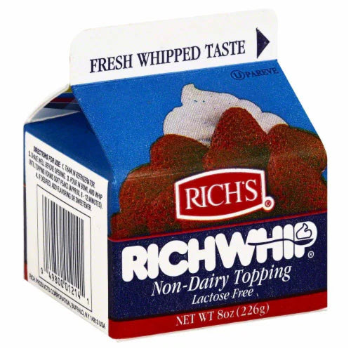 Rich's Non Dairy Whipped Topping (Retail Case)